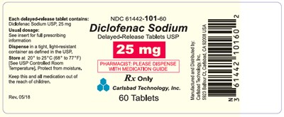 25 mg 60 Count Bottle Label (Dcs 25 mg 60 Count)